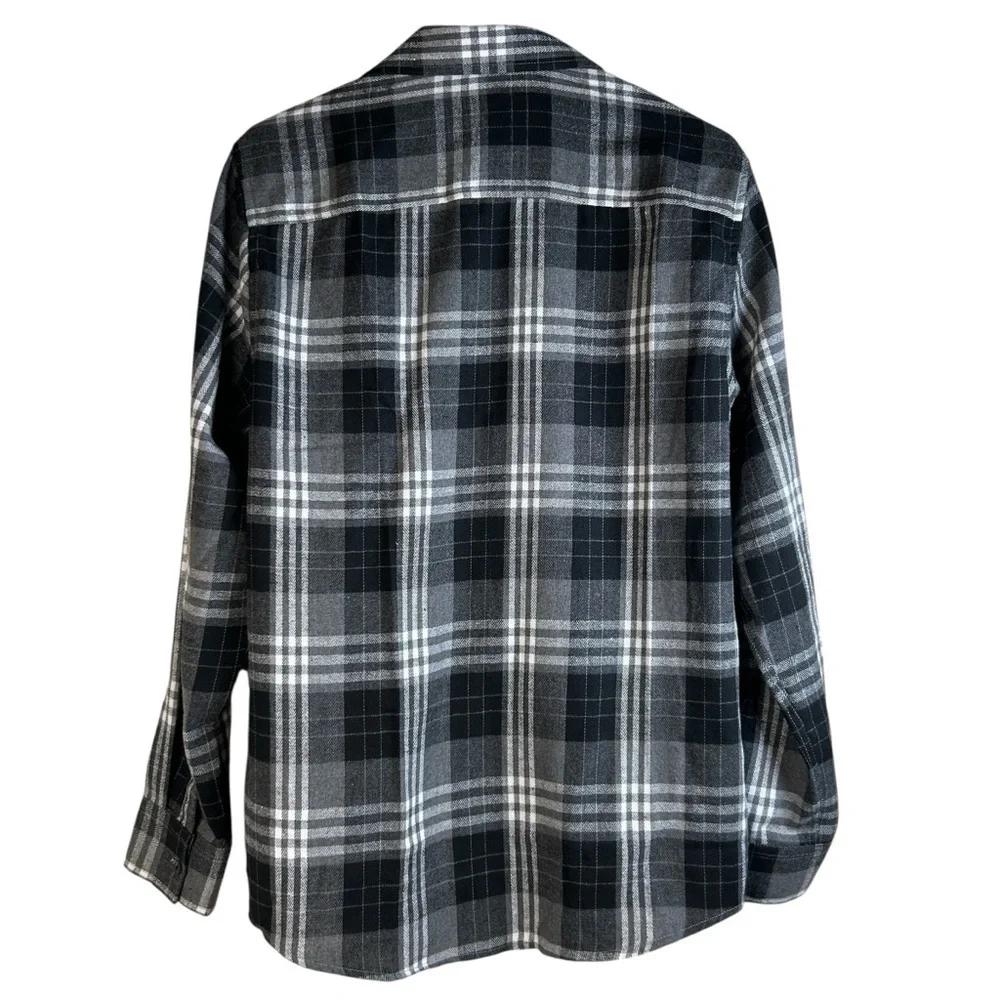 Mens Flannel Shirts Long Sleeve Regular Fit Lightweight Plaid Button Down Size S